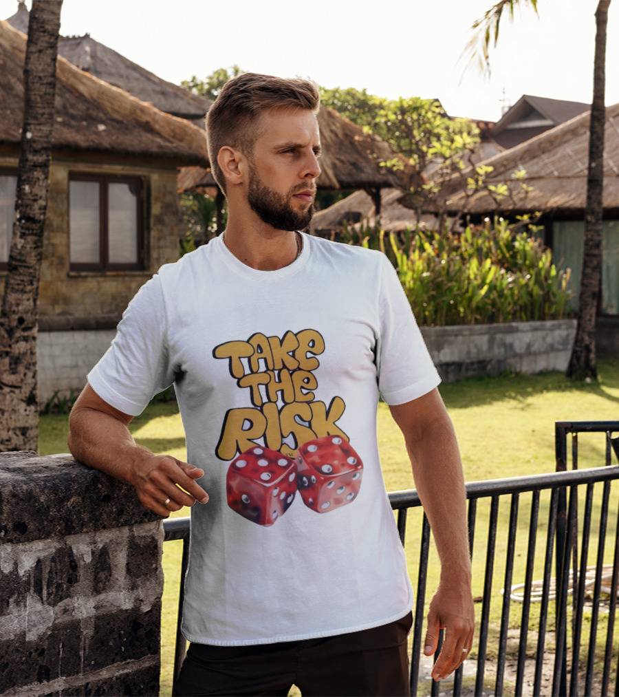 Take The Risk Desantod Dice Motivational T-Shirt