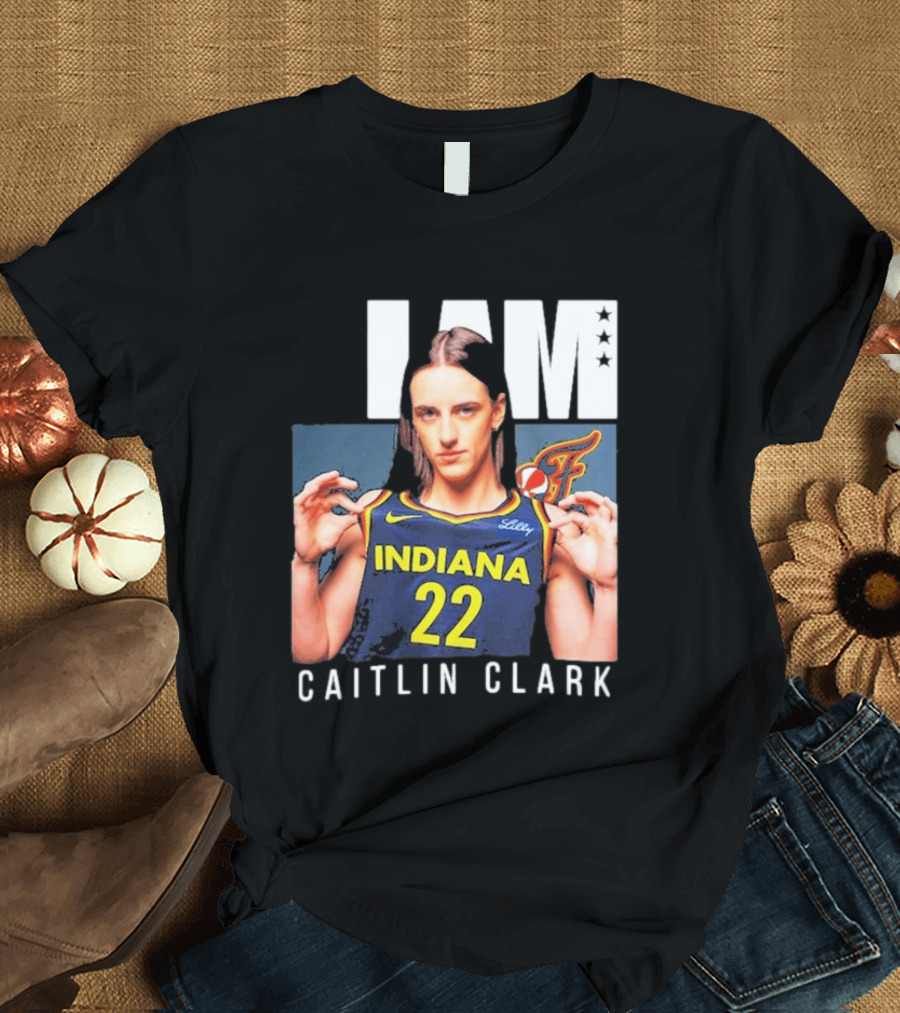 Caitlin Clark Indiana Fever Basketball SLAM Magazine I AM T-Shirt