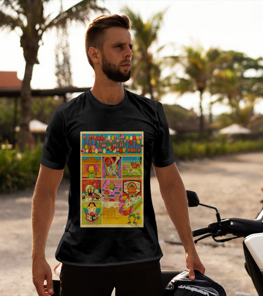 Dave Matthews Band Darien Lake Amphitheater July 22 2026 Comic T-Shirt