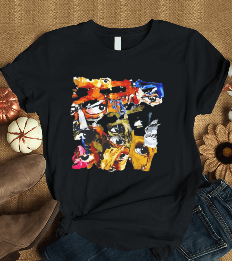 J Cole 4 Your Eyez Only Album Cover Collage Eyes Music T-Shirt