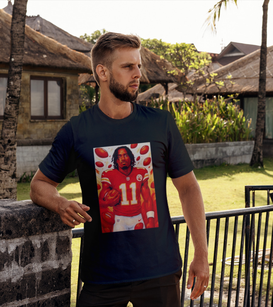 Jalen Royals Kansas City Chiefs Number 11 Football Player With Team Logo And Jersey T-Shirt