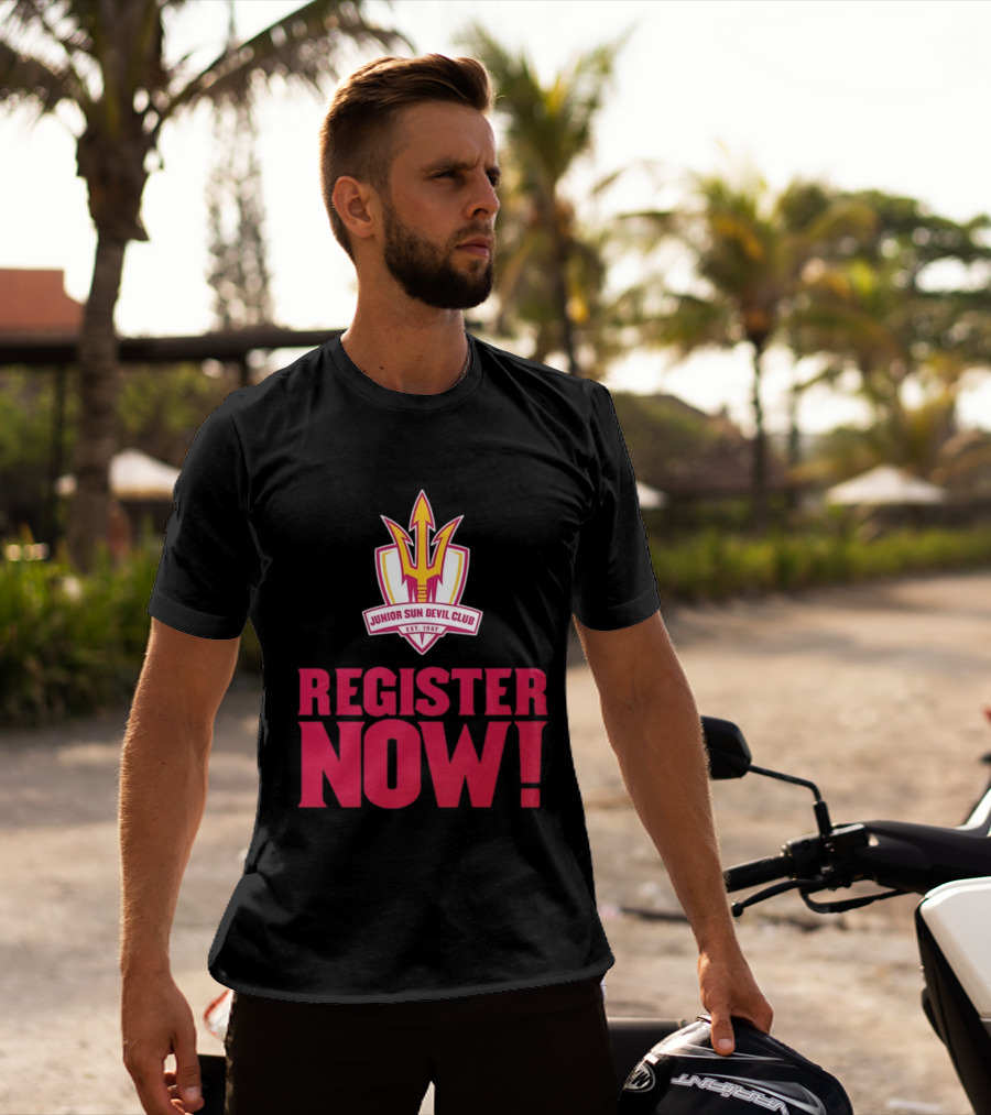 Junior Sun Devil Club Register Now Arizona State University Est 1947 T-Shirt