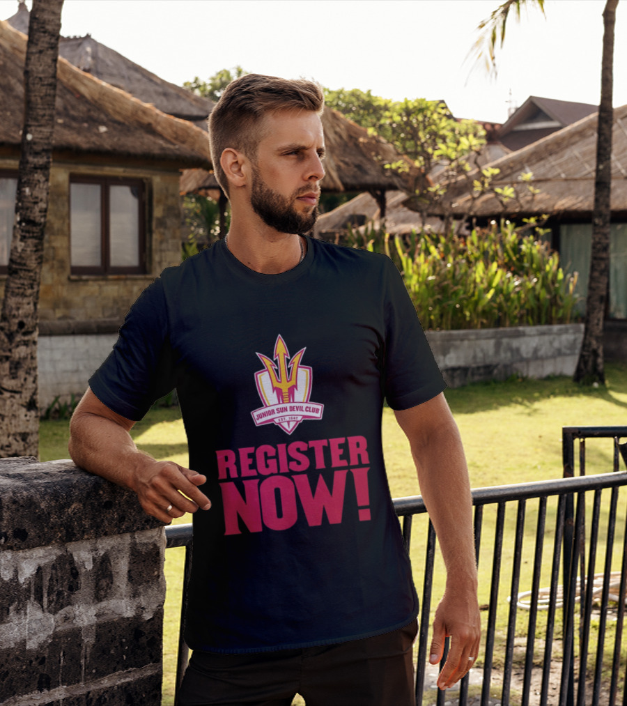 Junior Sun Devil Club Register Now Arizona State University Est 1947 T-Shirt