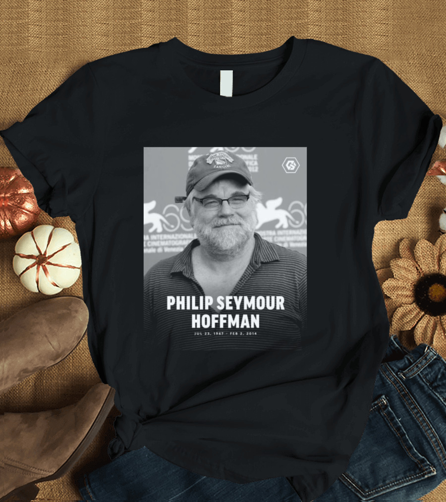 Philip Seymour Hoffman Venice Film Festival Memorial Jul 23 1967 Feb 2 2014 T-Shirt