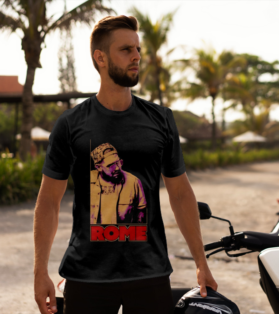 ROME Cap Glasses Style Vintage Vibe T-Shirt