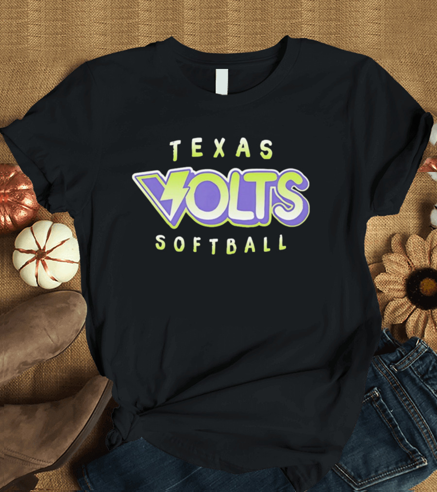 Texas Volts Softball Youth Sports Team T-Shirt