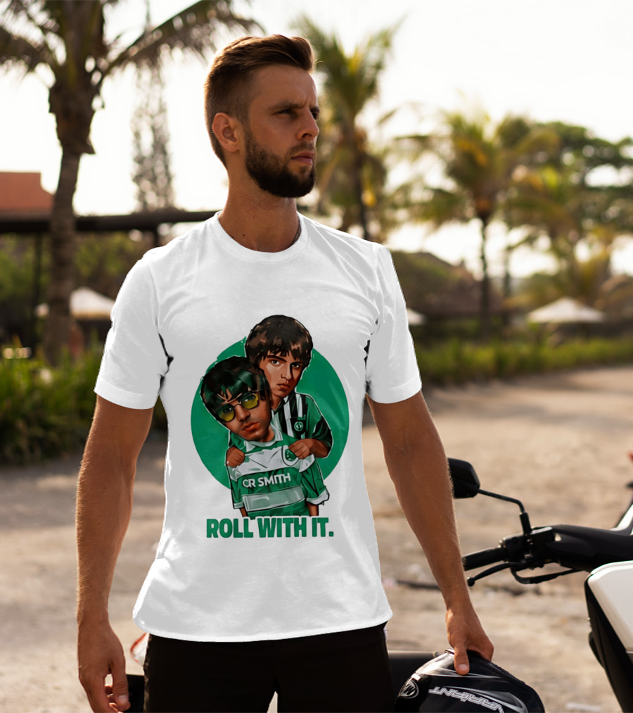 Oasis Roll With It CR Smith Celtic Football Club T-Shirt