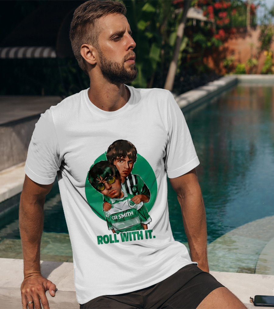 Oasis Roll With It CR Smith Celtic Football Club T-Shirt