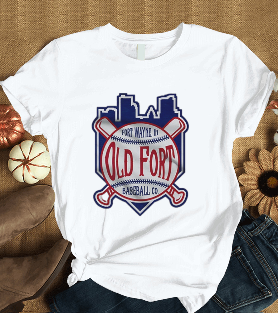 Fort Wayne IN Old Fort Baseball Co Indiana T-Shirt