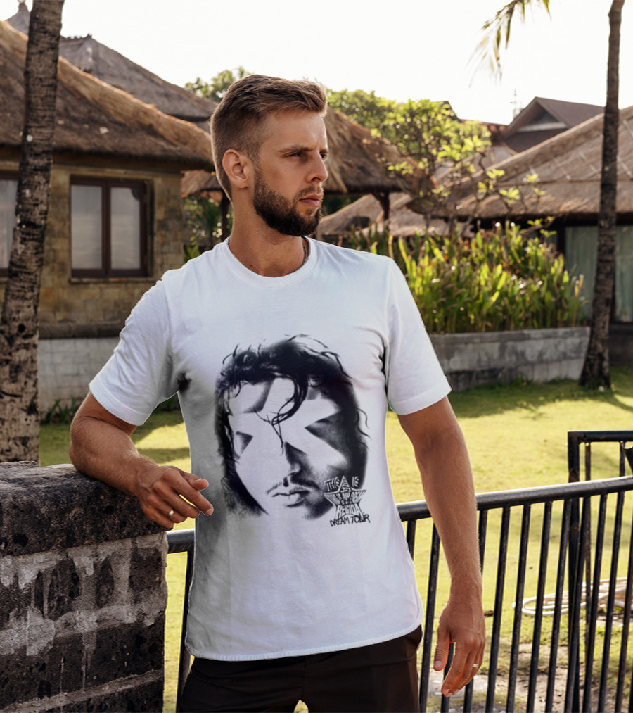 Fuerza Regida Star Face Black T-Shirt