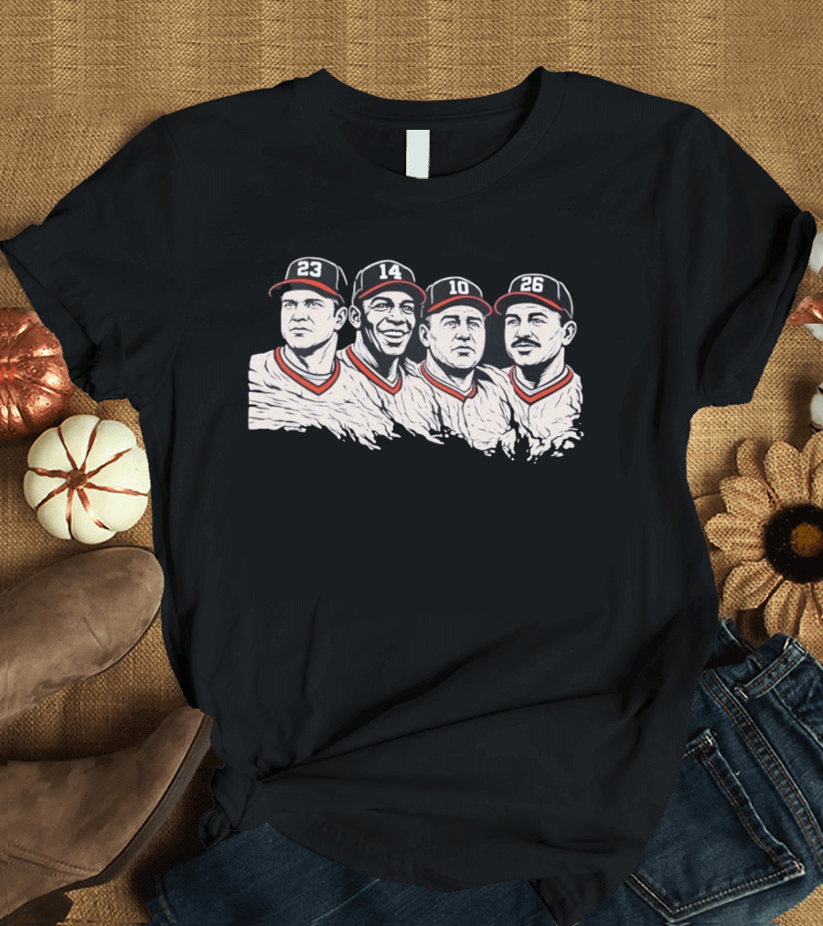 23 14 10 26 Baseball Legends Cincinnati Reds T-Shirt