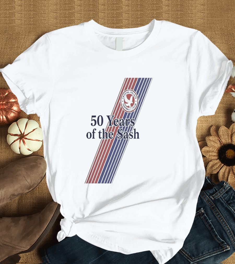 Crystal Palace 50 Years Of The Sash Anniversary Celebration T-Shirt