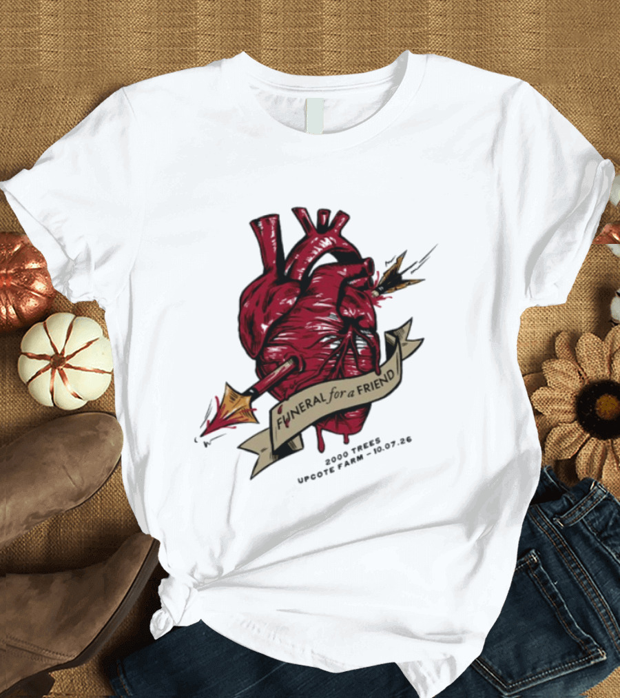 Funeral For A Friend Heart 2008 Those Upon Hope 25.02.08 T-Shirt