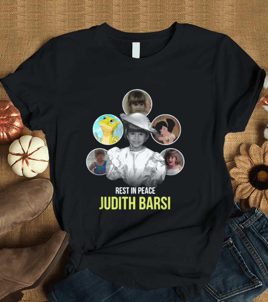 Rest In Peace Judith Barsi Tribute With Memorable Childhood Images T-Shirt
