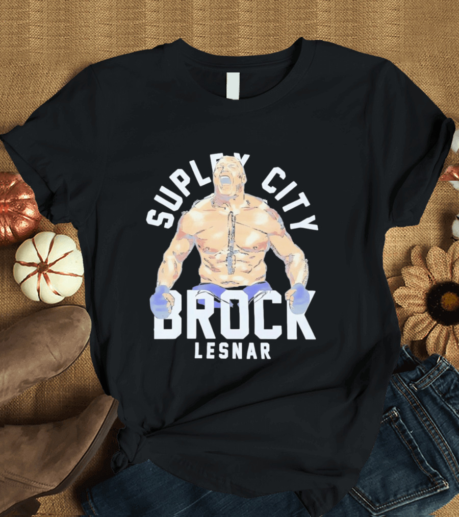 Brock Lesnar Suplex City The Beast Incarnate WWE Wrestling T-Shirt