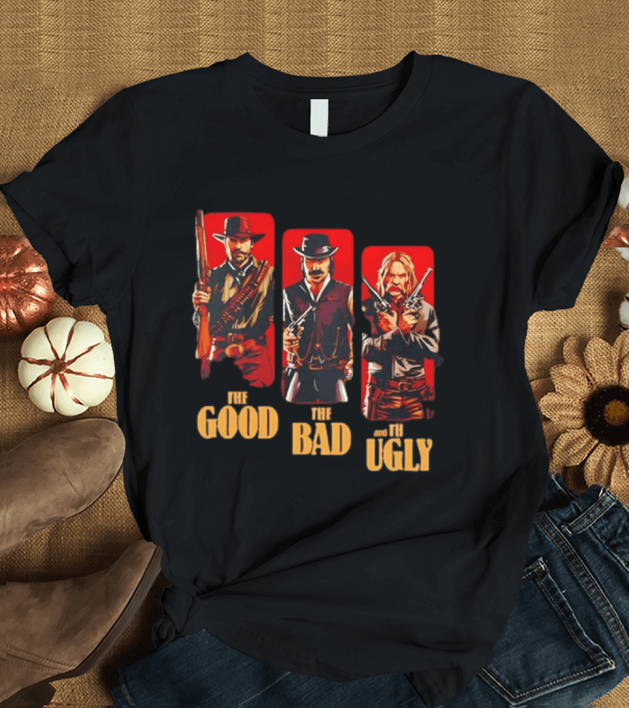 Red Dead Redemption Western Outlaws The Good The Bad The Ugly T-Shirt