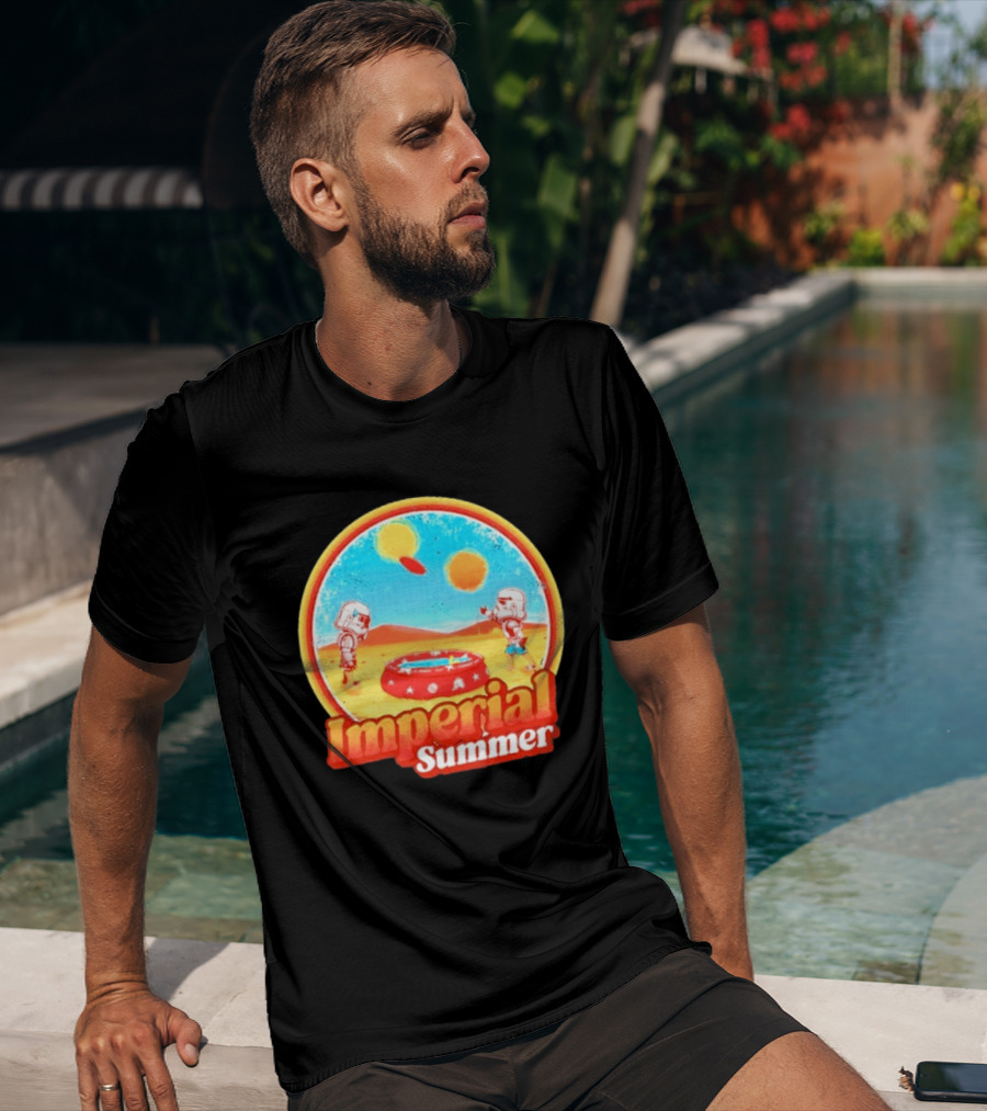 Summer Fun Star Wars Stormtrooper Imperial Beach Scene T-Shirt