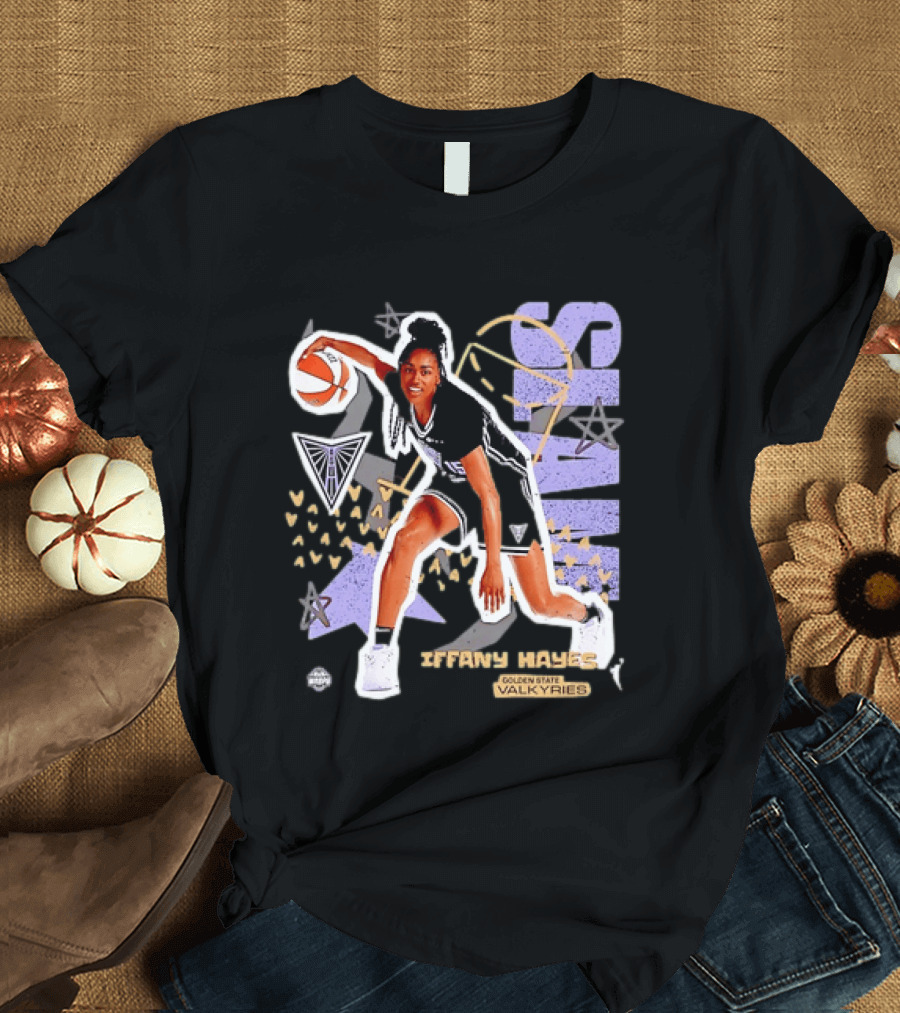 Tiffany Hayes Golden State Valkyries Basketball WNBA 15 T-Shirt