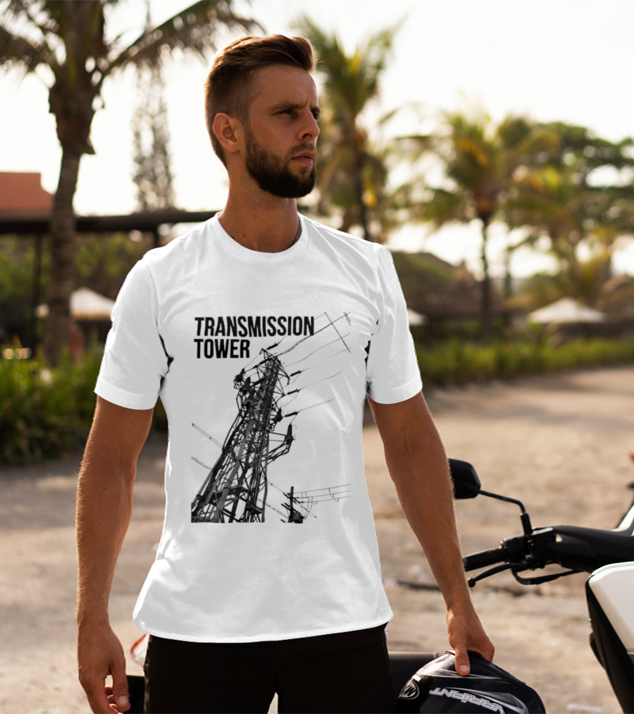Transmission Tower Industrial Electrical T-Shirt