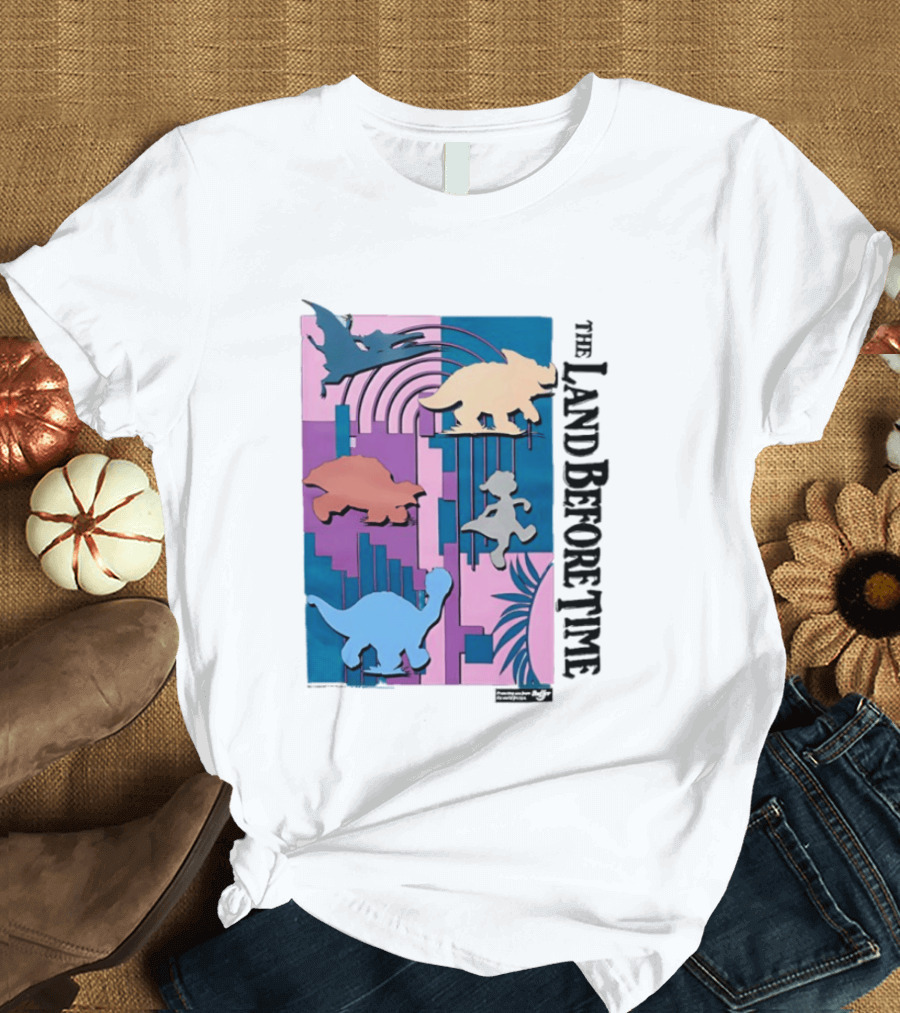 The Land Before Time Littlefoot Cera Petrie Ducky Spike T-Shirt