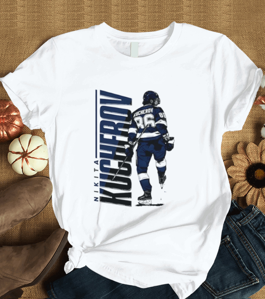 Nikita Kucherov Tampa Bay Lightning NHL Player Skating Number 86 T-Shirt