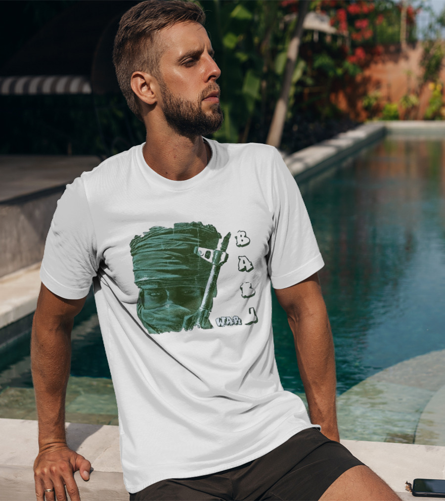 War Baby Soldier With Rifle And Turban T-Shirt