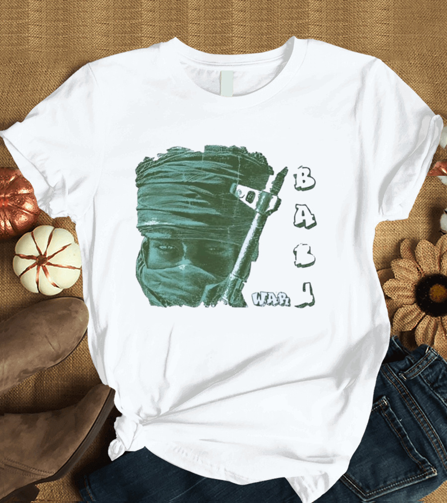 War Baby Soldier With Rifle And Turban T-Shirt