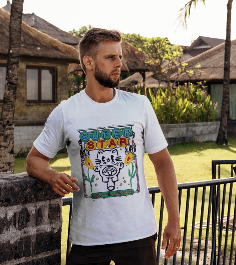 Super Star Rainbow Kitten Surprise RKS Indie Rock T-Shirt