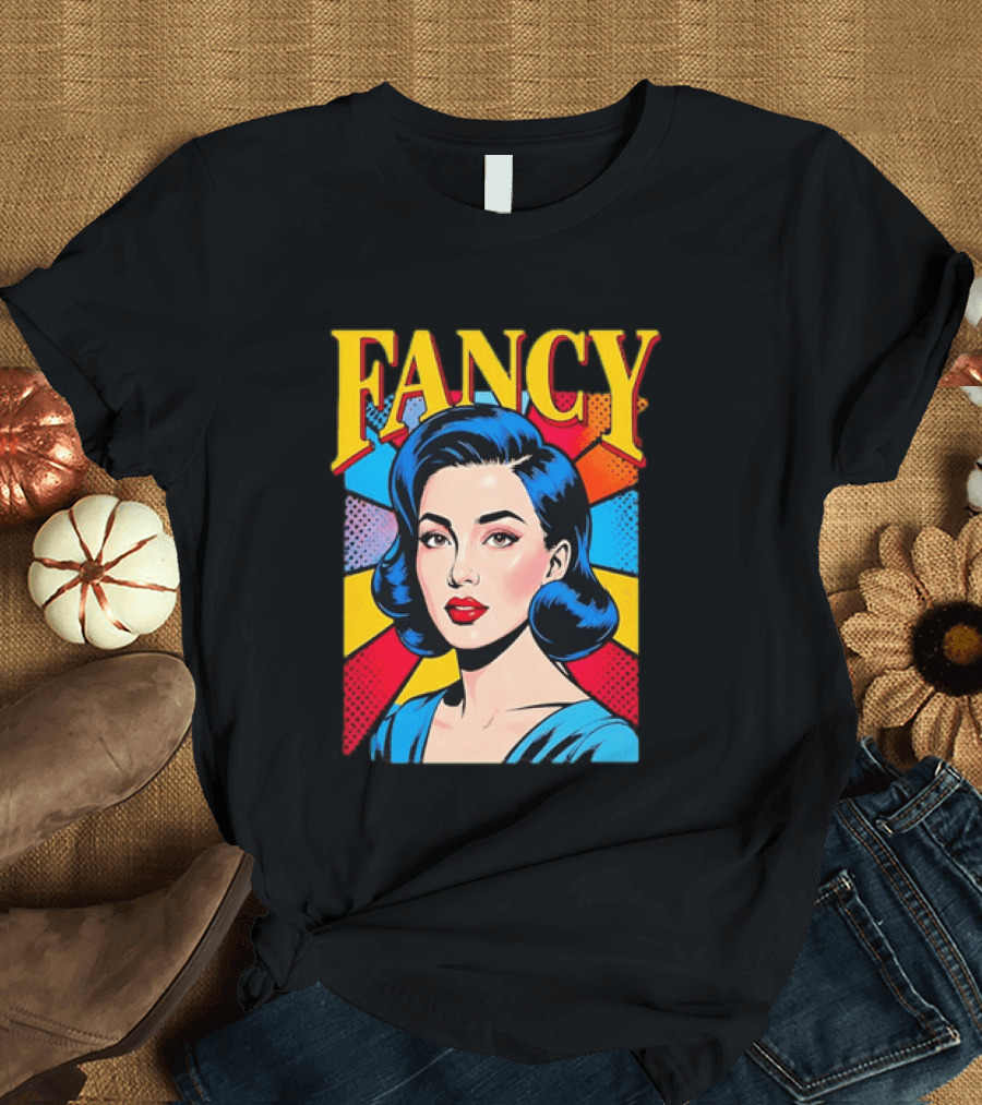 Fancy Pop Art Comic Woman T-Shirt