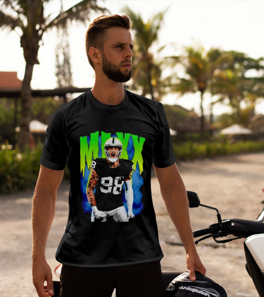 Maxx Crosby 98 Las Vegas Raiders Football Player Jersey T-Shirt