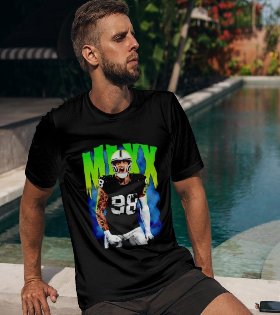 Maxx Crosby 98 Las Vegas Raiders Football Player Jersey T-Shirt