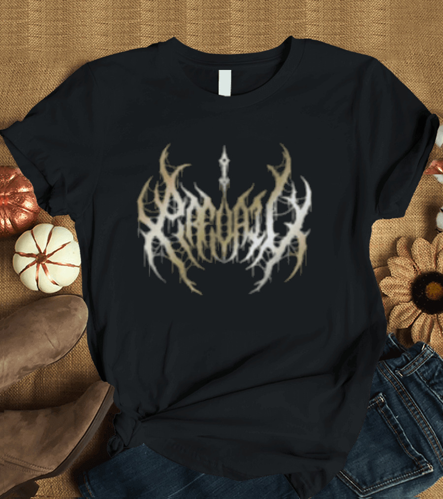 I Prevail Store Born To Suffer Foil Pullover Black Curved Tribal T-Shirt