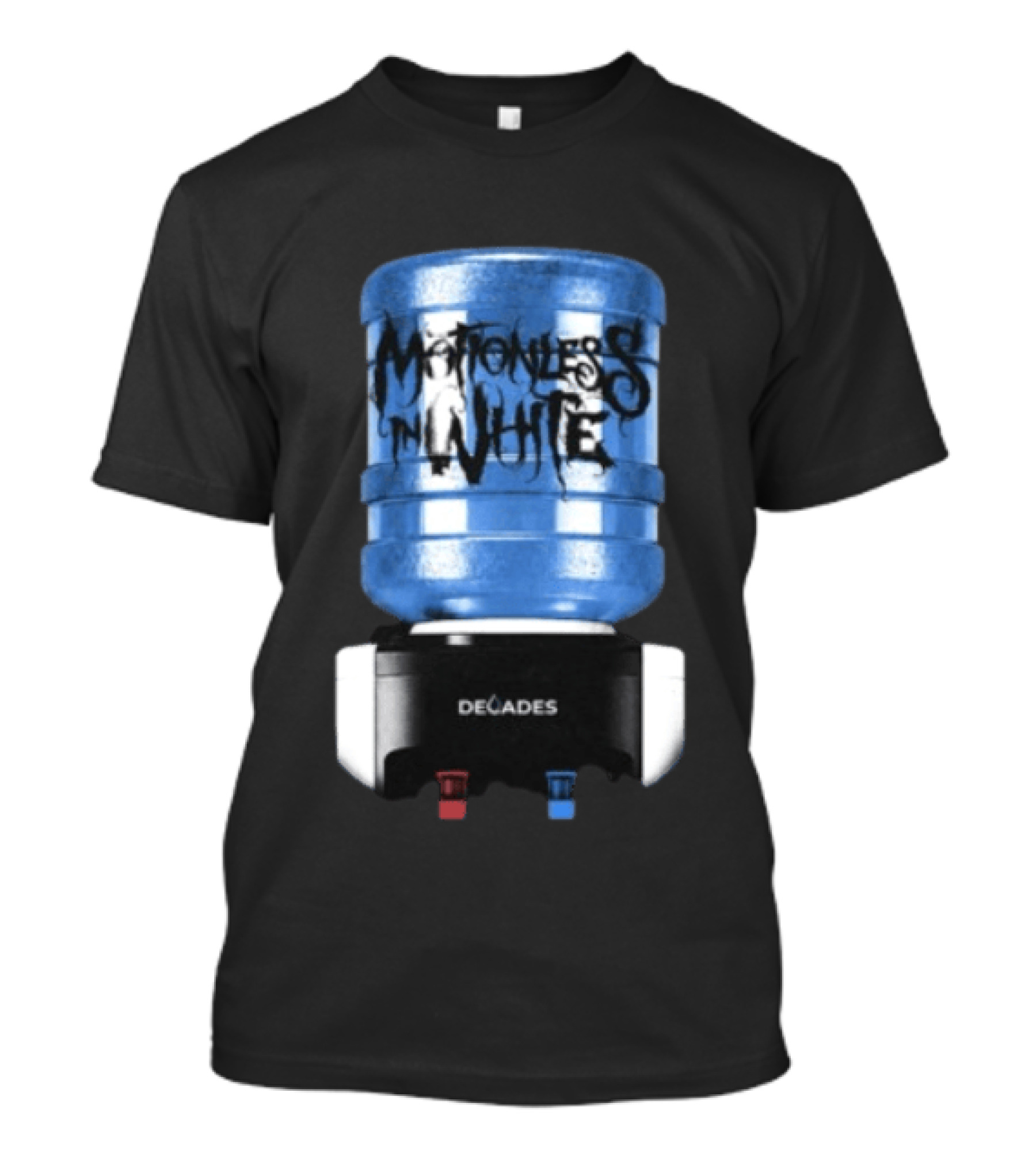 Motionless In White Coworker Band Of The Year Blue Water Cooler Decades T-Shirt
