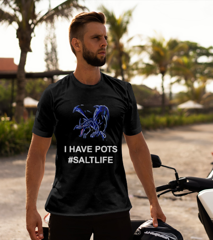 I Have POTS Red Eyes Black Dragon SaltLife T-Shirt