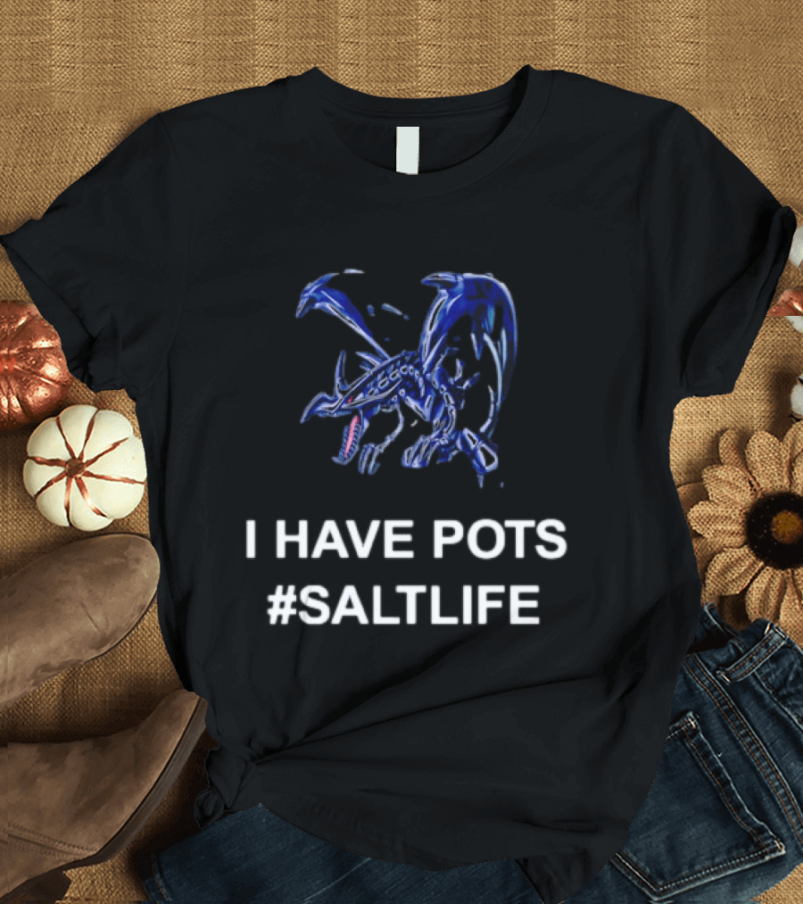 I Have POTS Red Eyes Black Dragon SaltLife T-Shirt
