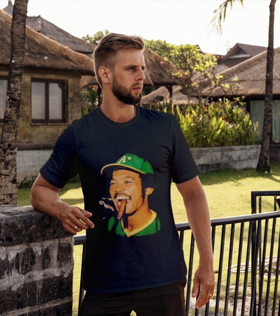 Reggie Jackson Mr October Oakland Athletics Vintage 70s Baseball Legend T-Shirt