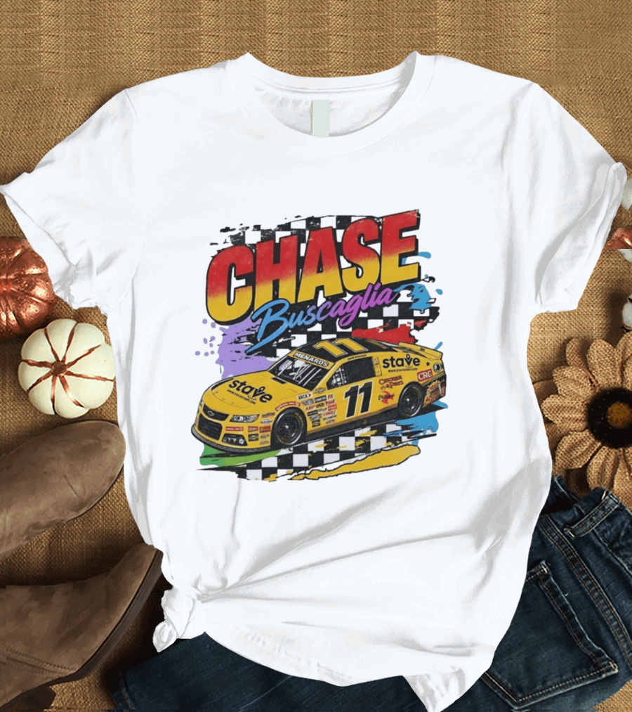 Chase Buscaglia Stave Racing Car 11 Bootleg T-Shirt