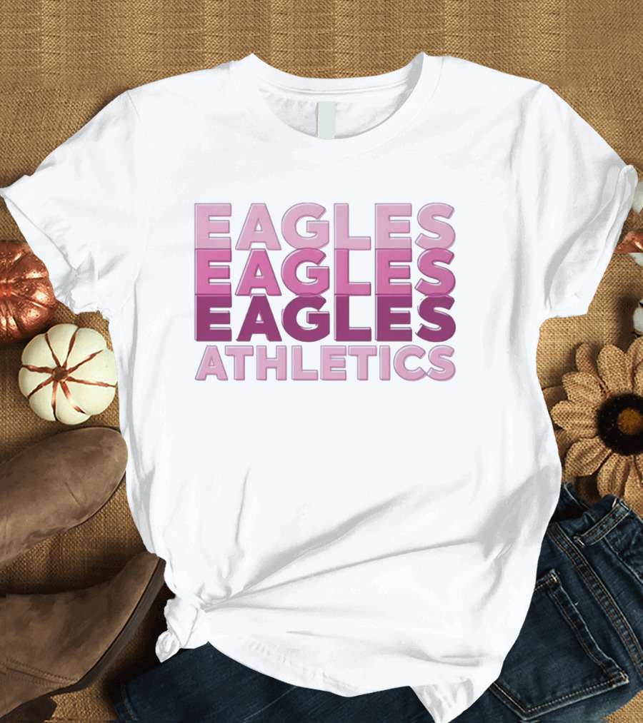 Eagles Athletics Pink Ombré T-Shirt
