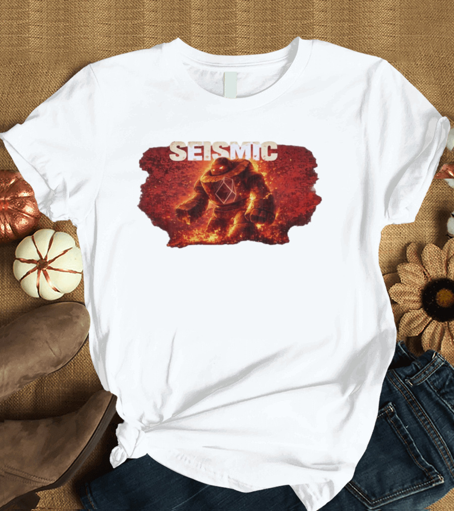 Seismic Magnitude Lava Golem Erupts With Power T-Shirt
