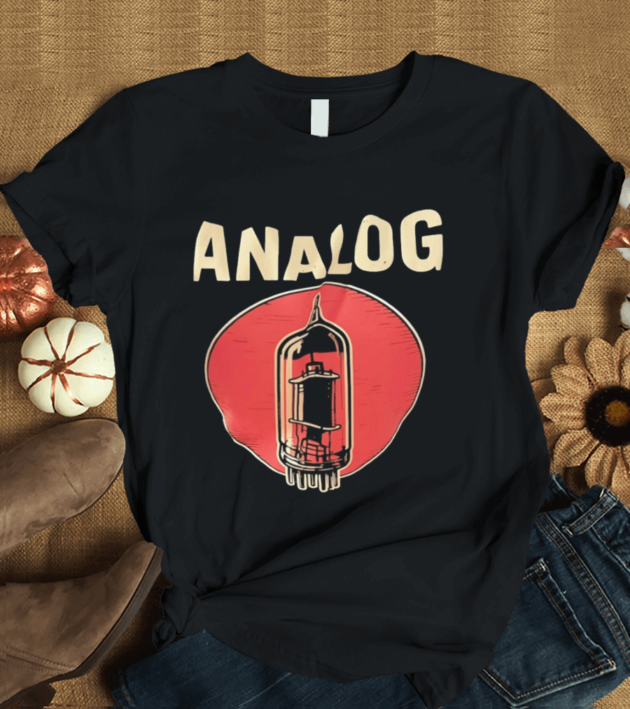 Analog Vacuum Tube Audiophile High Fidelity Audio Components T-Shirt
