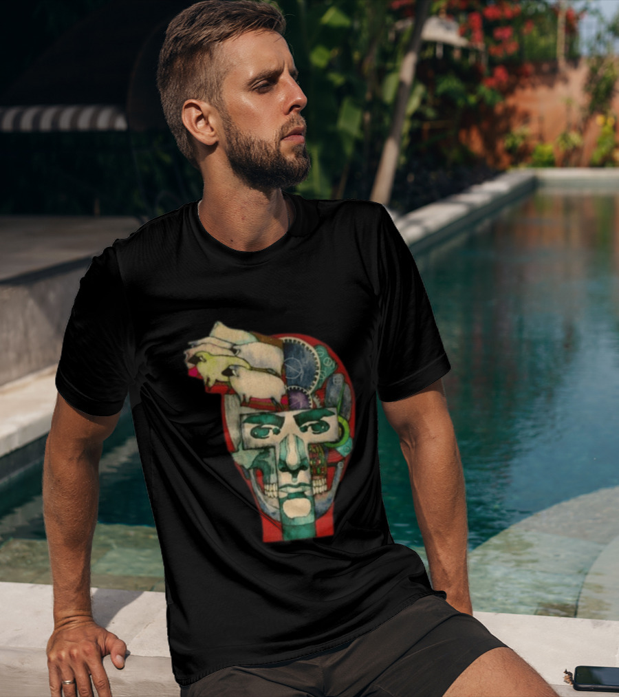 Andafterthat Store The Blade Runner Source Vtg Black Sheep Head Gears T-Shirt