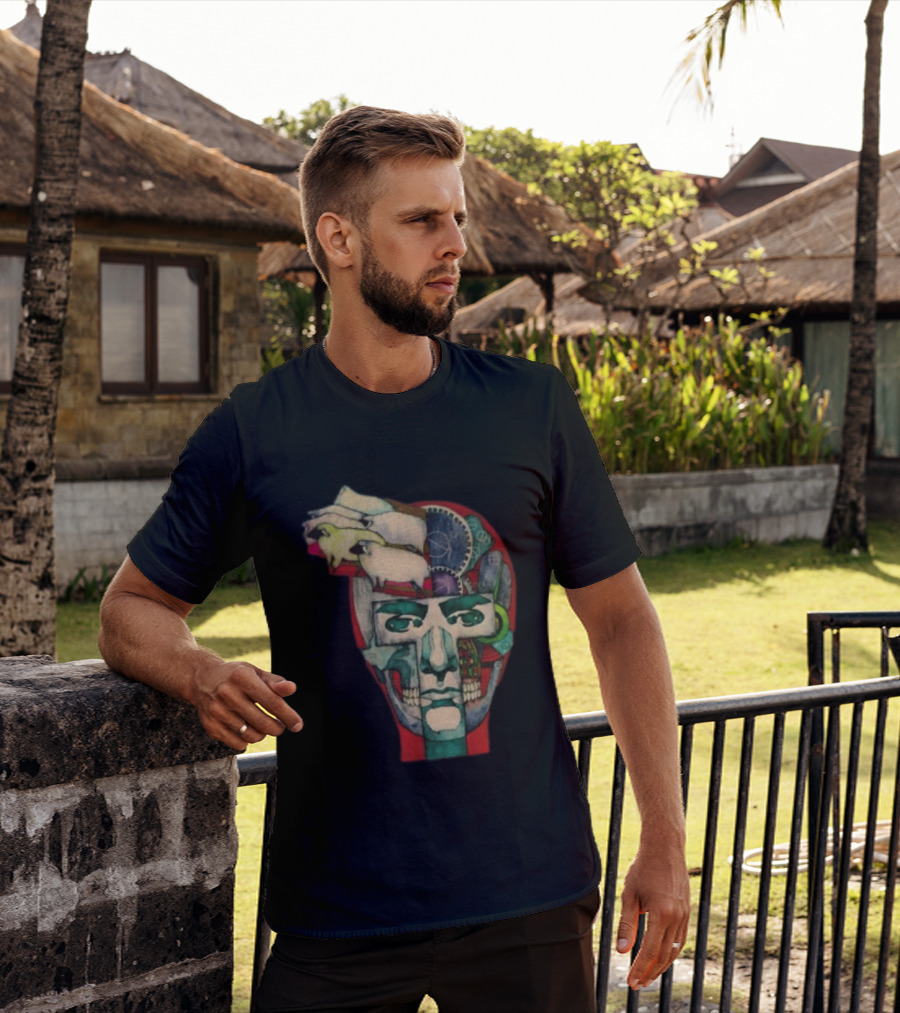 Andafterthat Store The Blade Runner Source Vtg Black Sheep Head Gears T-Shirt