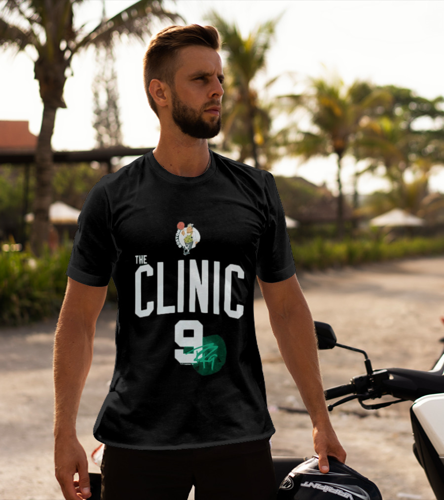 Boston Celtics The Clinic 9 Rajon Rondo Signature T-Shirt