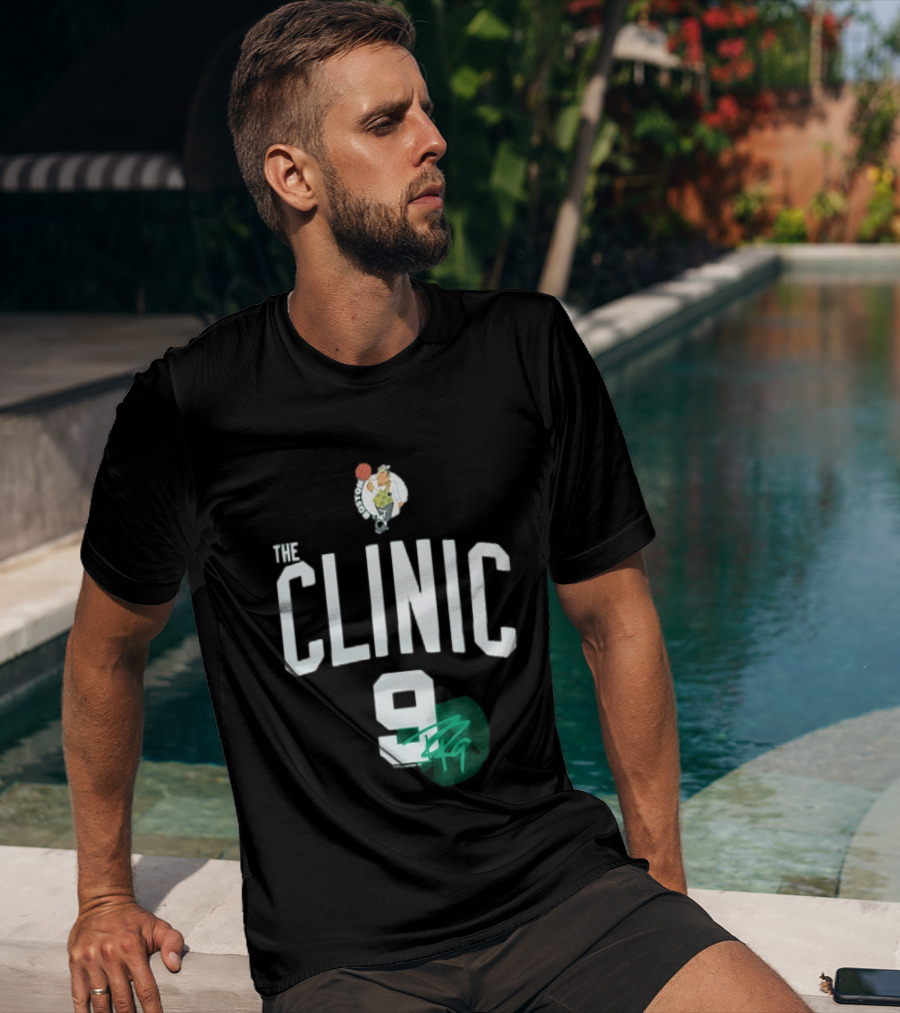 Boston Celtics The Clinic 9 Rajon Rondo Signature T-Shirt