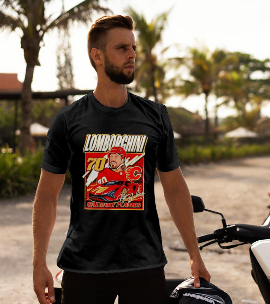 Lomborghini Ryan Lomberg 70 Calgary Flames T-Shirt