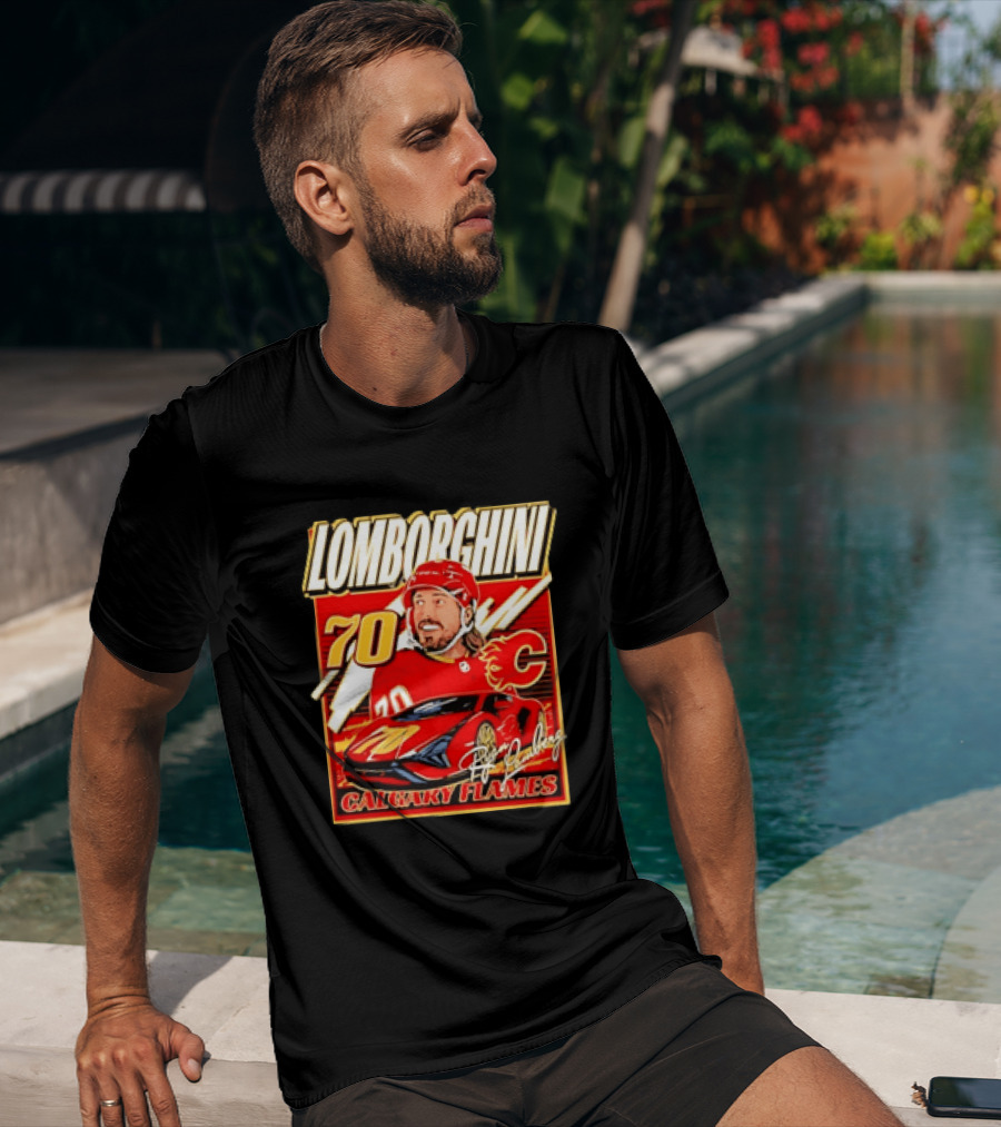 Lomborghini Ryan Lomberg 70 Calgary Flames T-Shirt