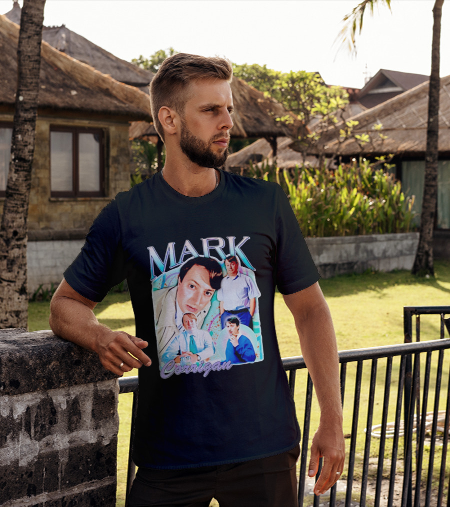 Mark Corrigan Peep Show Character Collage T-Shirt