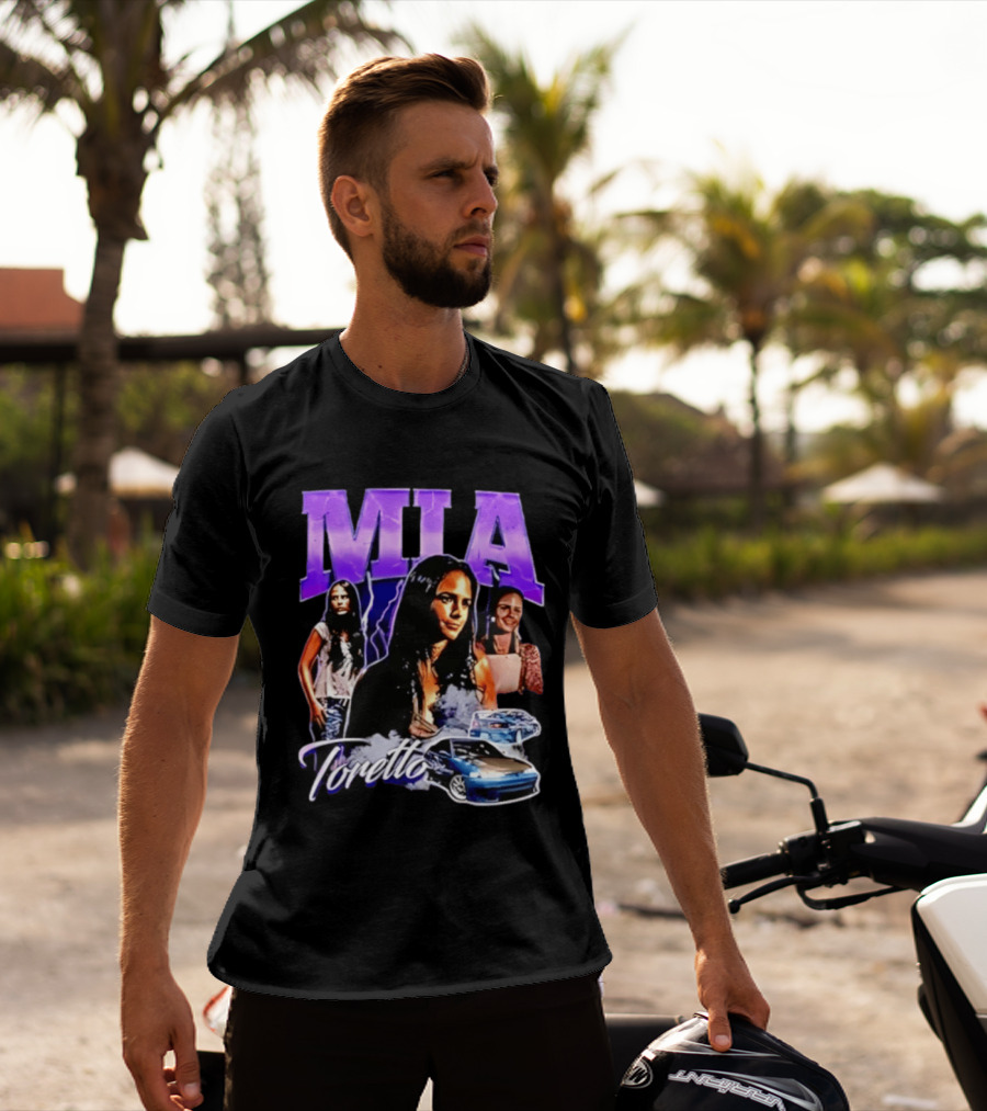 Mia Toretto Fast And Furious Movie Character Car Scene T-Shirt