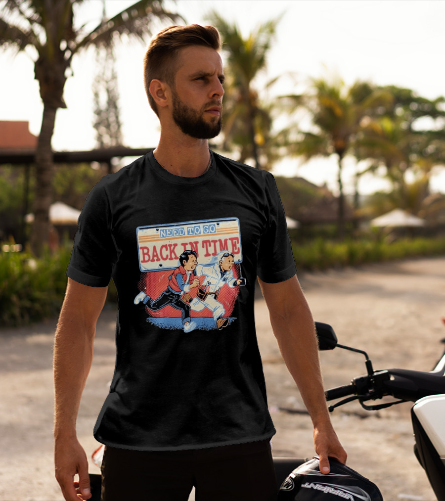 Need To Go Back In Time Retro Adventure T-Shirt