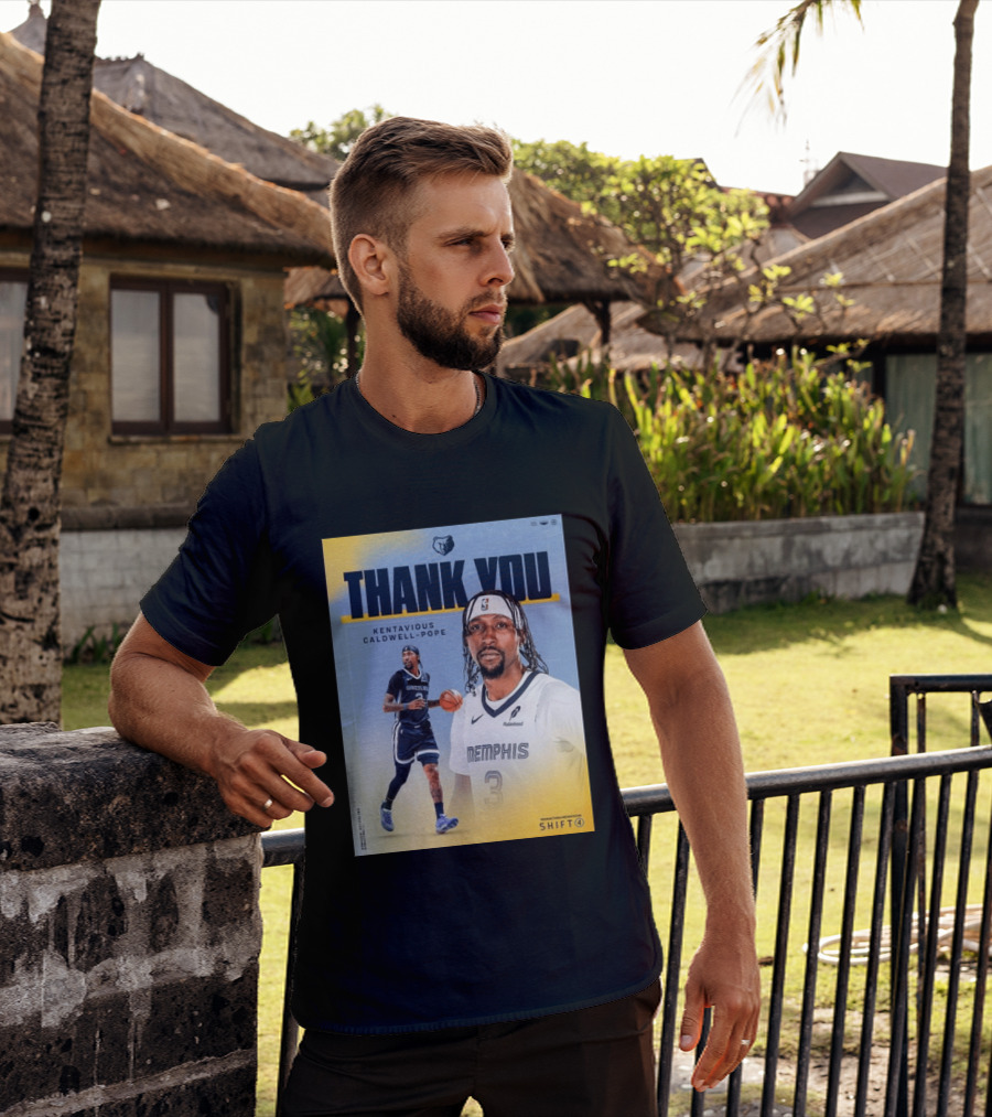 Thank You Kentavious Caldwell Pope Memphis Grizzlies Basketball 3 NBA Fan T-Shirt